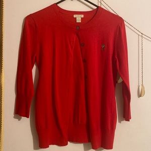 Polo red cardigan